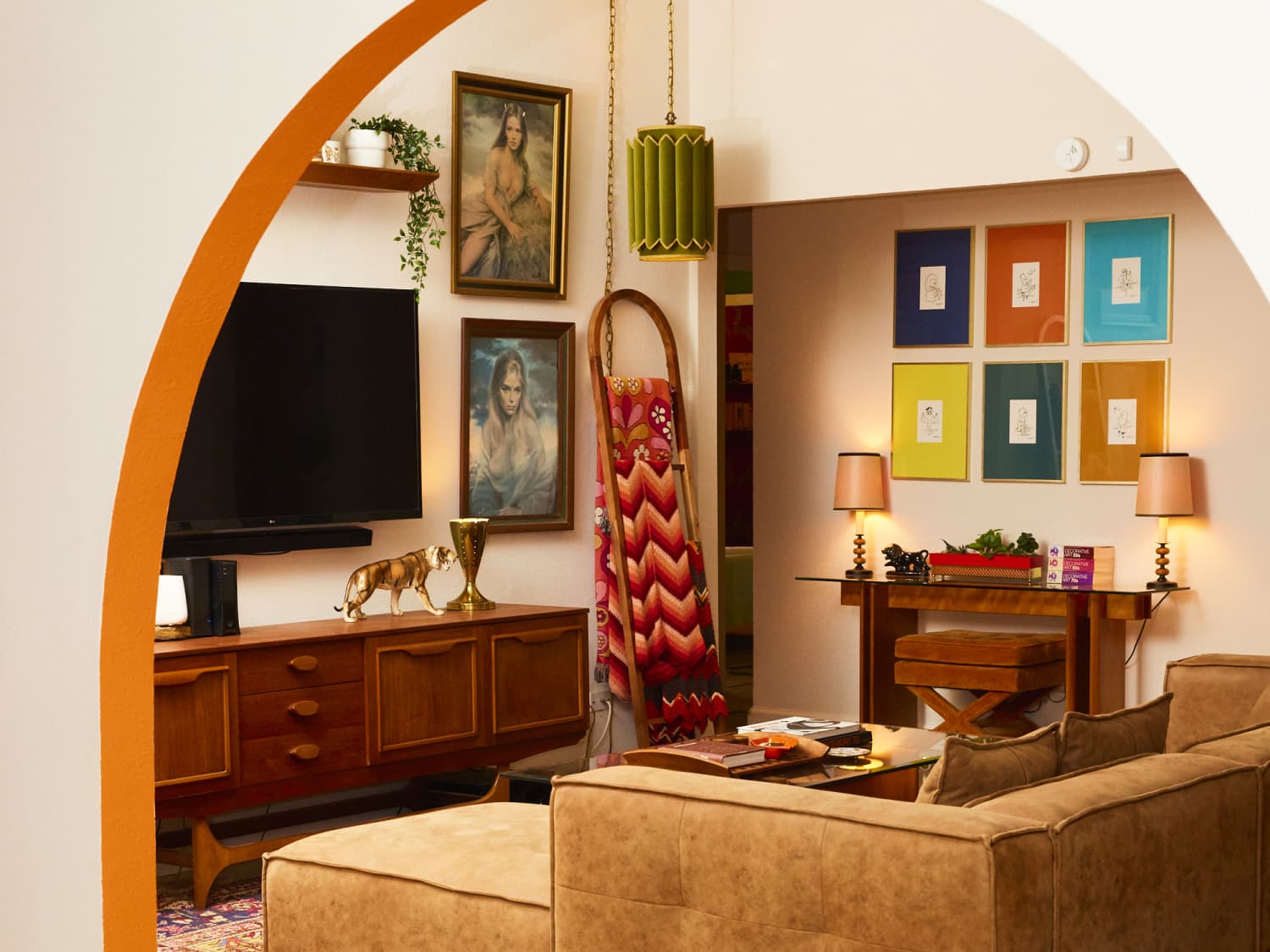 Megan of Mid Century Millennial Austin House Tour Photos
